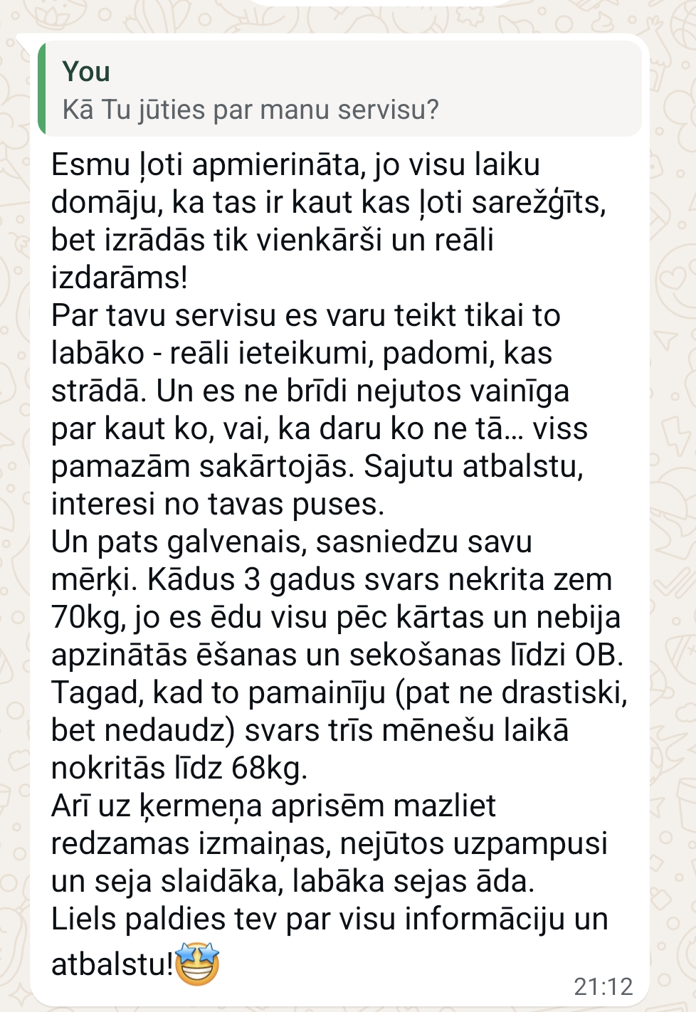 Atsauksmes ekrānuzņēmums: Pēc 3 gadiem stagnācijas